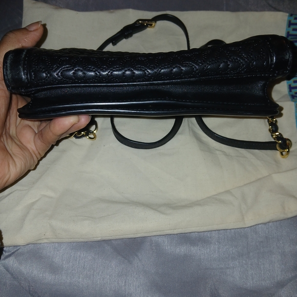 Tory Burch Black Quilted Crossbody Bag - Picture 8 of 13